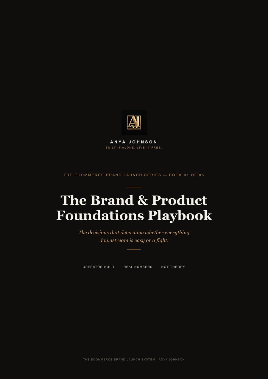 Brand & Product Foundations Playbook