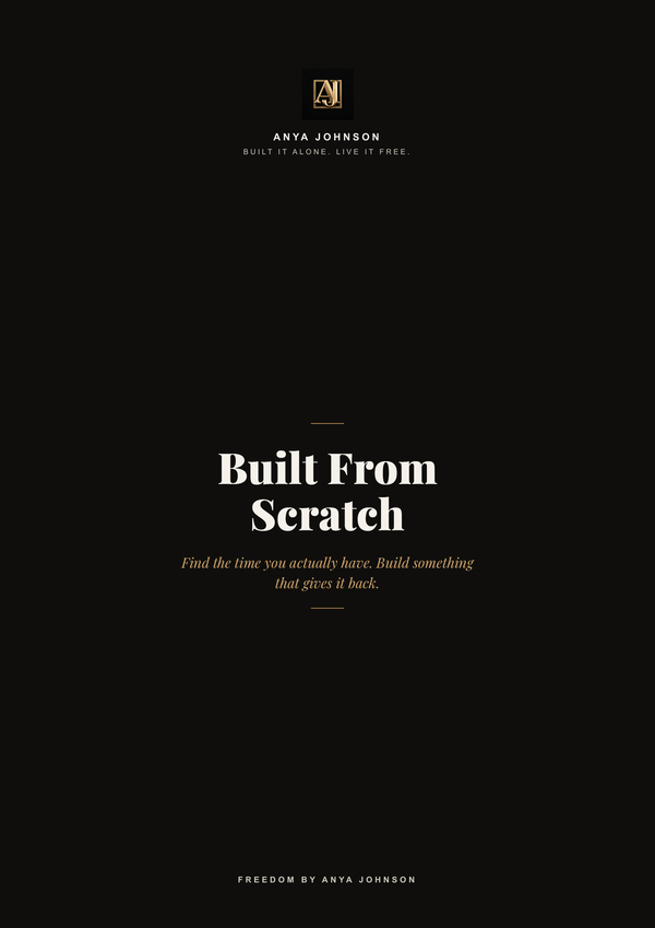Built From Scratch - The Workbook To Finding Freedom