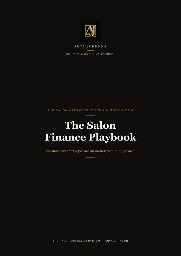 The Salon Playbook 4: Finance