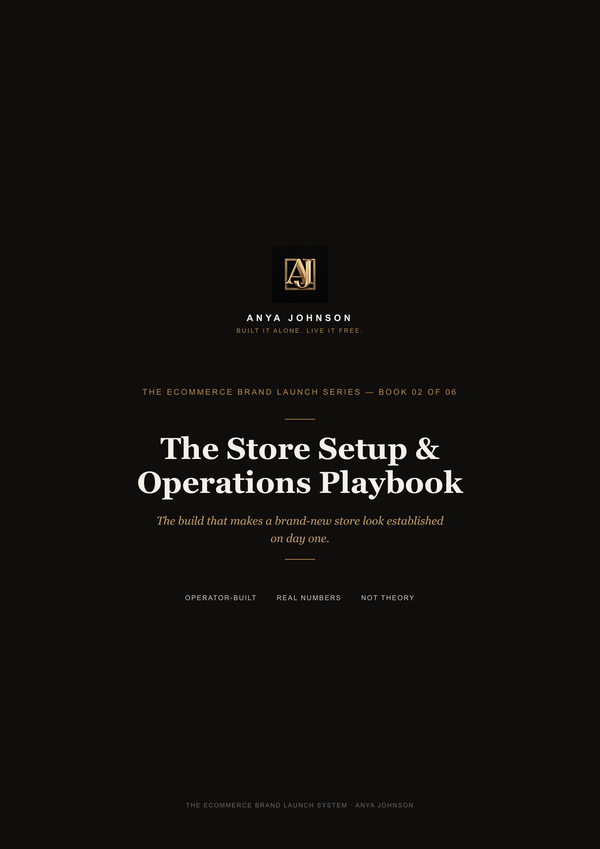 Store Setup & Operations Playbook