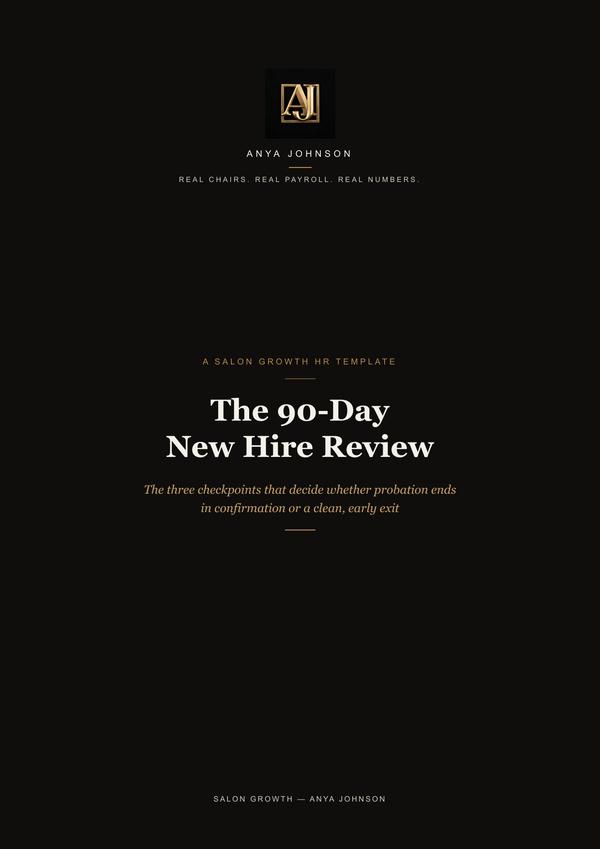 The 90-Day New Hire Review Template