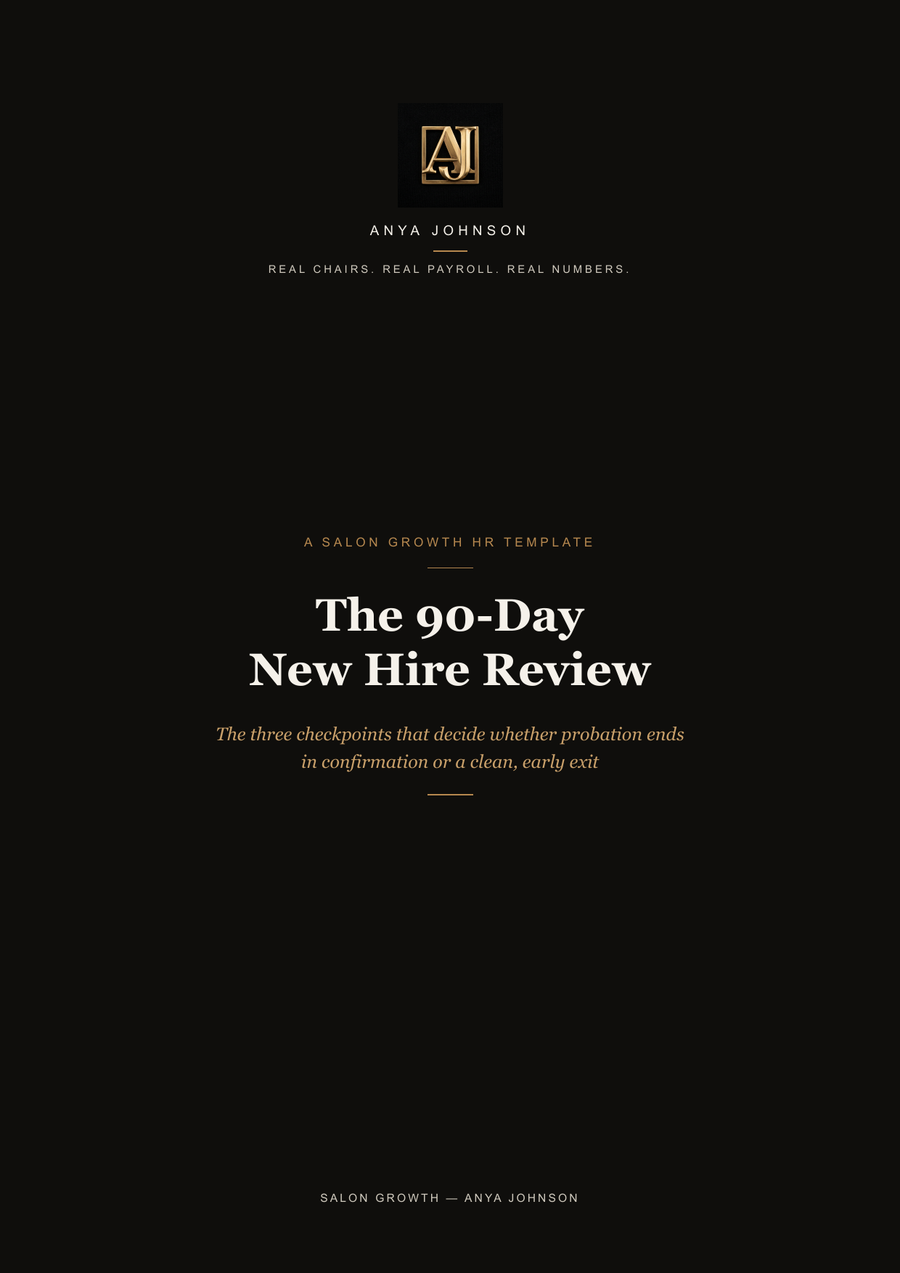 The 90-Day New Hire Review Template
