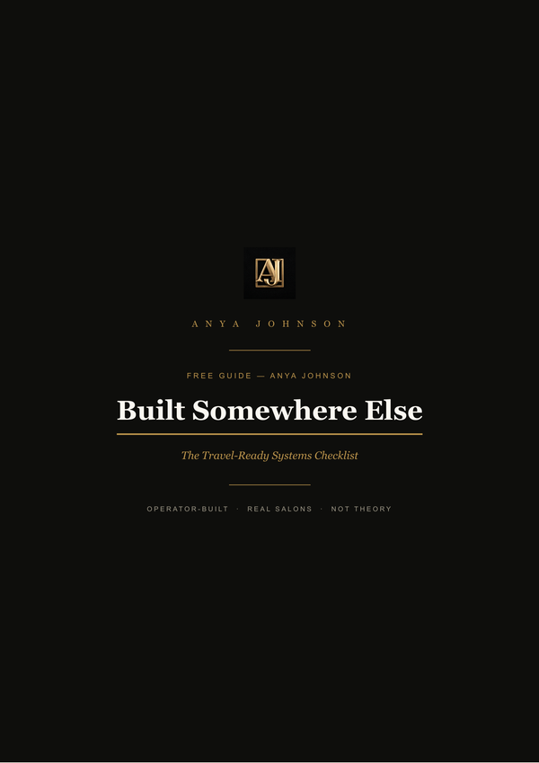 Built Somewhere Else: The Travel-Ready Systems Checklist
