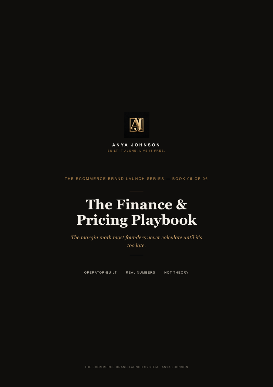 Finance & Pricing Playbook