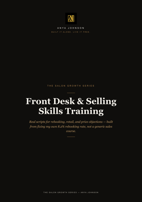 Front Desk and Selling Skills Training — The Salon Growth Series