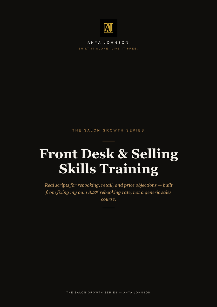Front Desk and Selling Skills Training — The Salon Growth Series