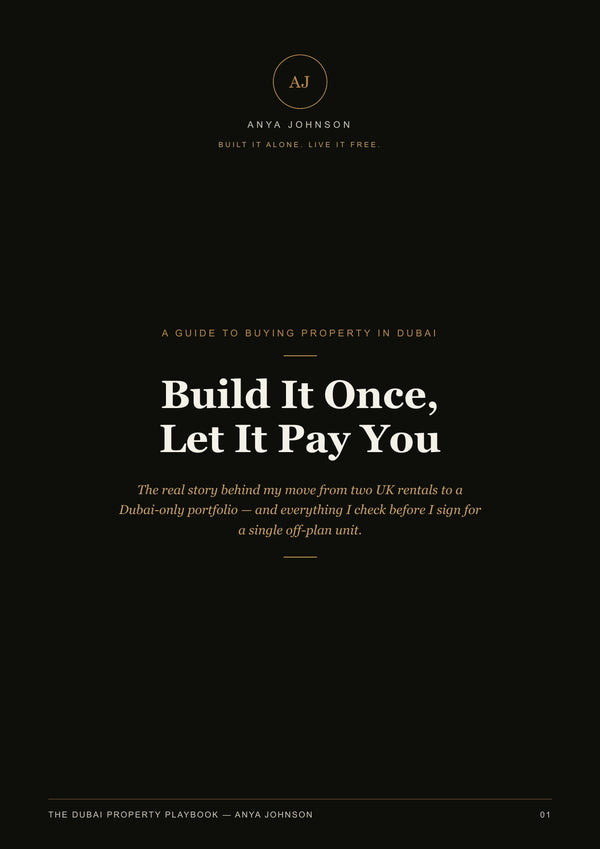 The Dubai Property Playbook — Anya Johnson