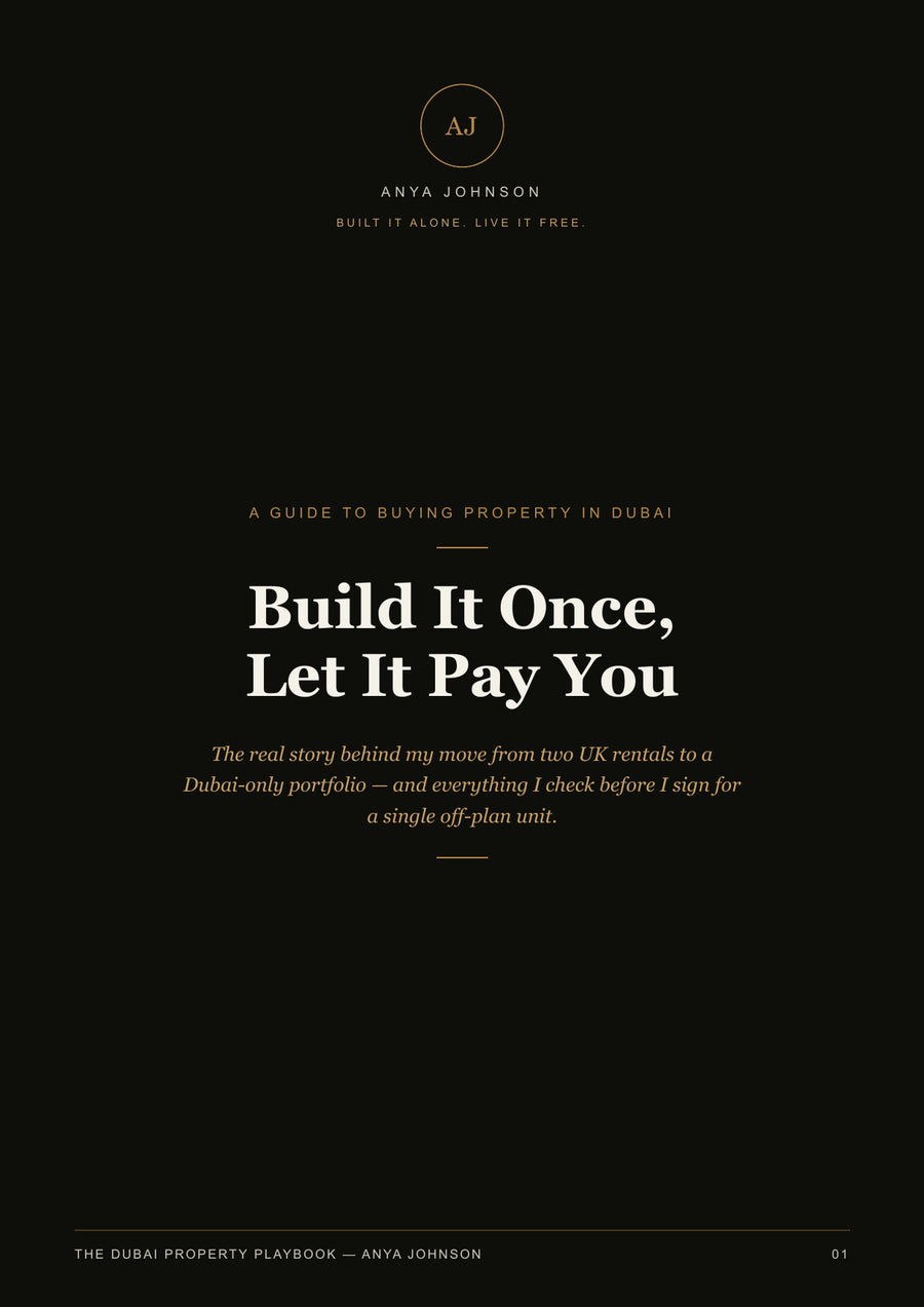 The Dubai Property Playbook — Anya Johnson