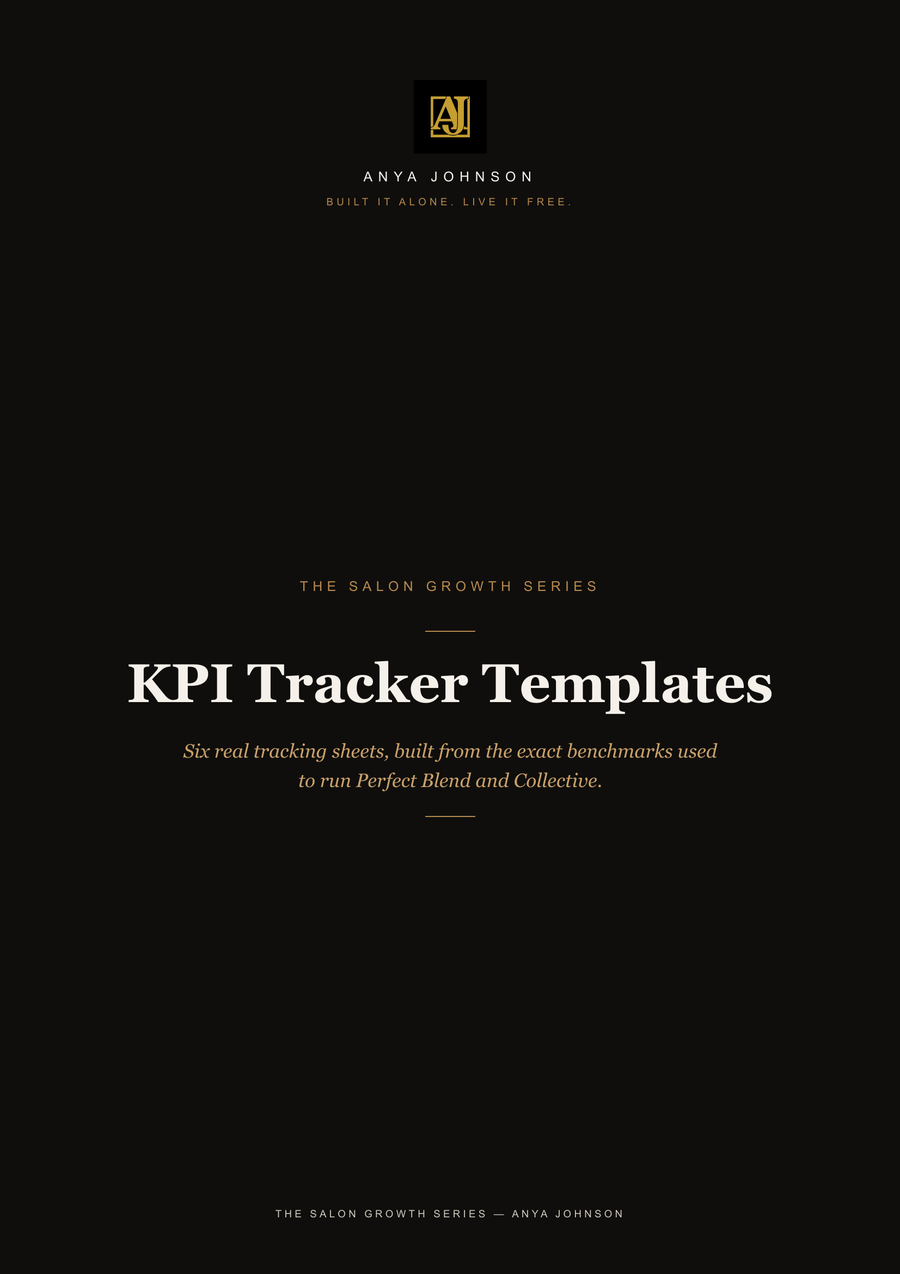 KPI Tracker Templates — The Salon Growth Series