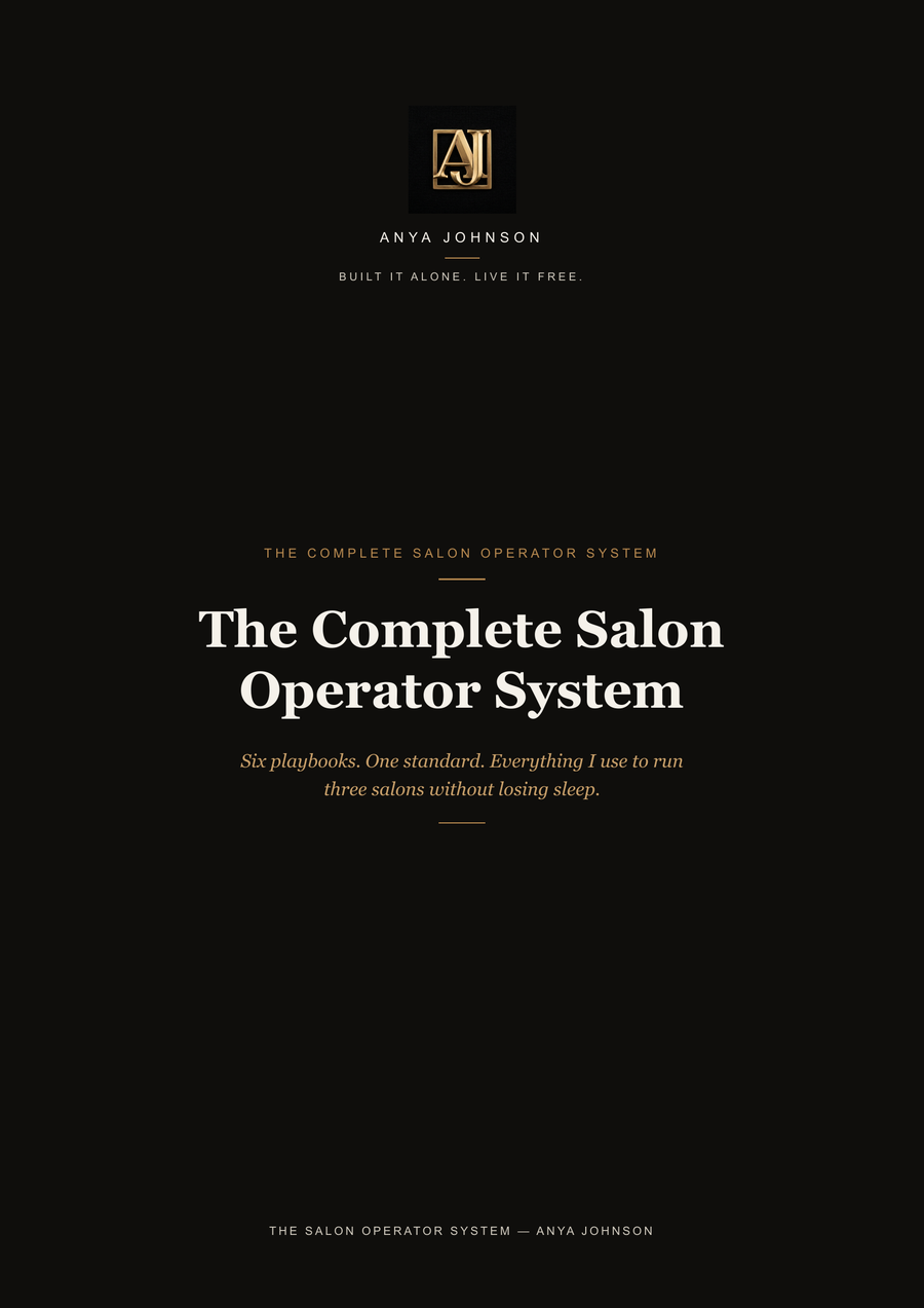 The Salon Playbook Complete Bundle 1-6