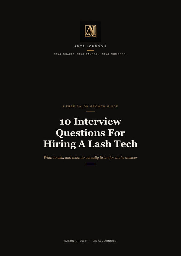 10 Interview Questions For Hiring A Lash Tech