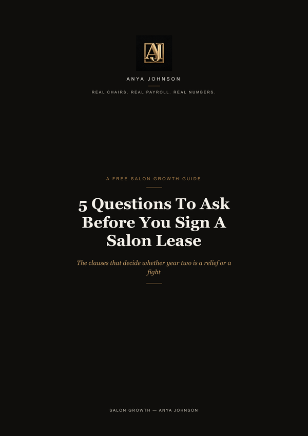 5 Questions To Ask Before You Sign A Salon Lease