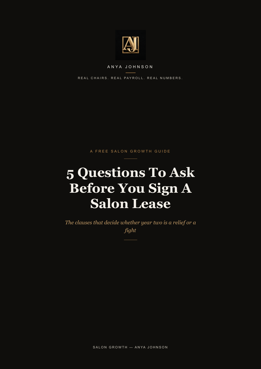 5 Questions To Ask Before You Sign A Salon Lease