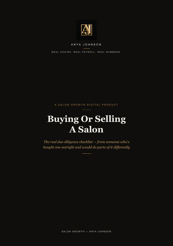 Buying Or Selling A Salon