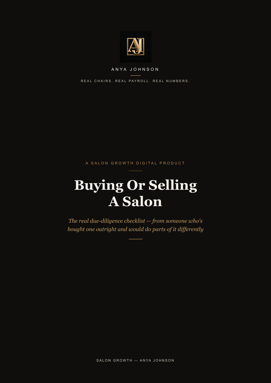 Buying Or Selling A Salon