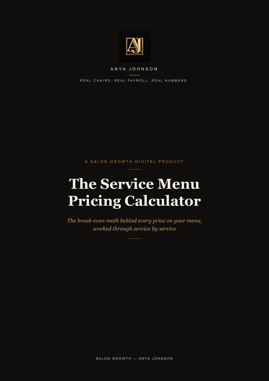 The Service Menu Pricing Calculator